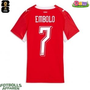 Schweiz Breel Embolo #7 Hemmatröja Kvinnor VM 2026 Kortärmad
